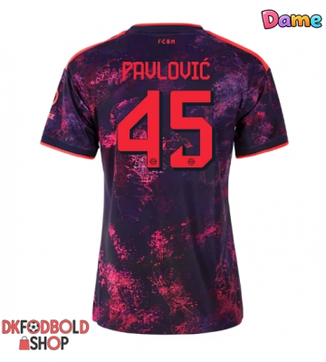 Bayern Munich Aleksandar Pavlovic #45 Tredje trøje Dame 2026-27 Kort ærmer Bayern Munich Aleksandar Pavlovic #45 Tredje trøje Dame 2026-27 Kort ærmer
